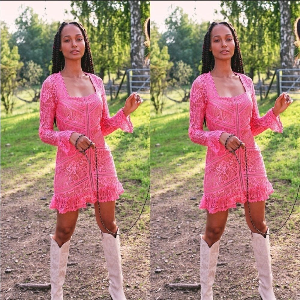 Free People Emerie Mini Dress x For Love & Lemons